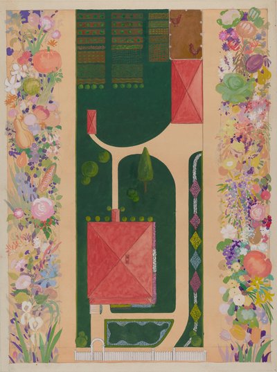 Maison et jardin de Samuel Harrison, vers 1936 - Meyer Goldbaum