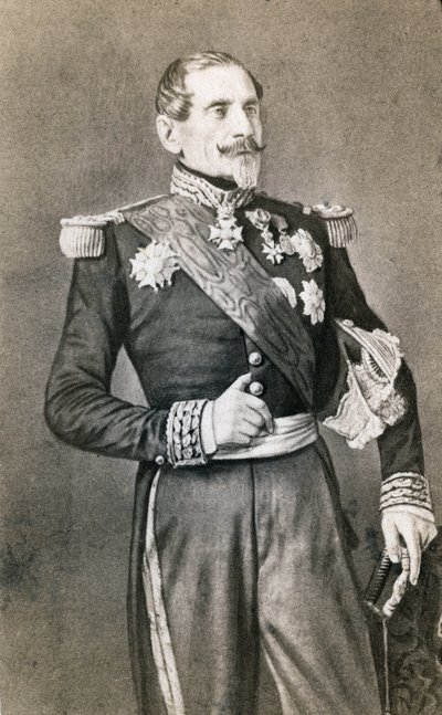 Portrait du maréchal Armand Jacques Leroy de Saint-Arnaud - Meyer and Pierson