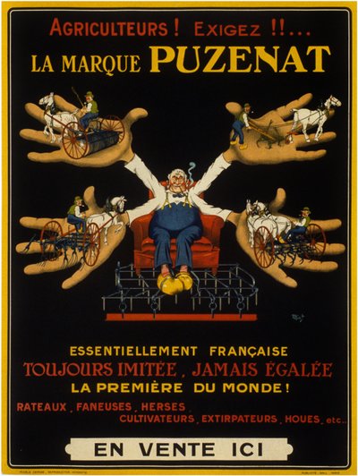 Agriculteurs! exigez!!... la marque Puzenat essentiellement française - Mich