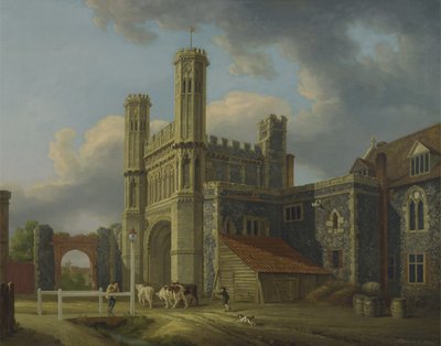 La porte de Saint-Augustin, vers 1778 - Michael Rooker