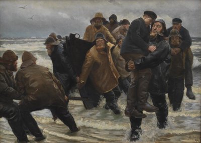Un équipage sauvé - Michael Ancher