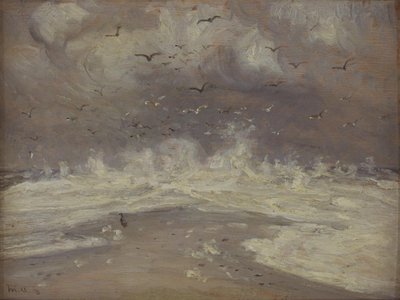 Vagues sur la côte nord du Jutland - Michael Ancher