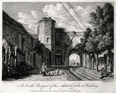 Une perspective sud de la porte de l