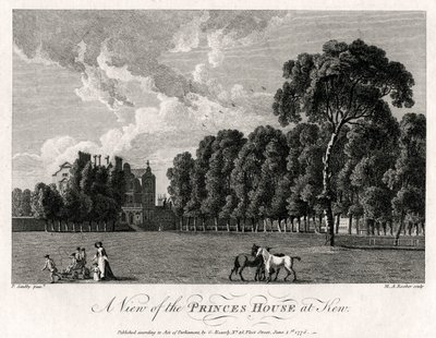 Vue de la Maison des Princes à Kew - Michael Angelo Rooker