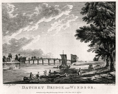 Pont de Datchet près de Windsor, Berkshire, 1774 - Michael Angelo Rooker