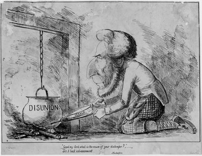 Bon, mon seigneur : quelle est la cause de votre malaise, vers 1861 - Michael Angelo Woolf