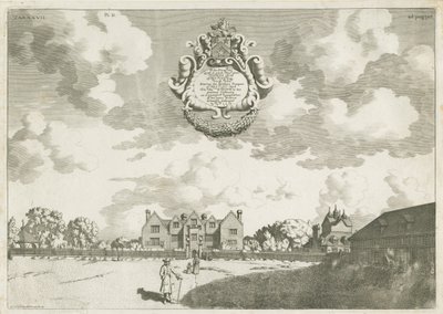 Bentley Hall : gravure sur cuivre, [1686] - Michael Burghers