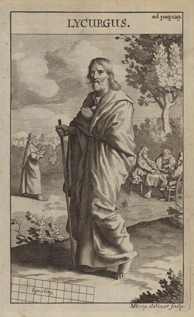 Lycurgue, légendaire législateur spartiate - Michael Burghers