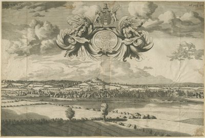 Stafford - Vue est-nord-est : gravure, nd [1686] - Michael Burghers