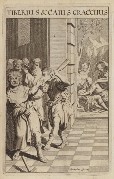 Tibère et Caius Gracchus, hommes politiques romains - Michael Burghers