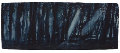Bois au clair de lune - Michael Frith