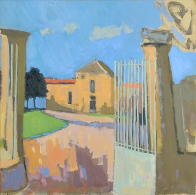 Bages, France, 2017 (huile sur toile) - Michael G. Clark