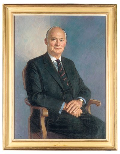 Portrait de Henry Lambert, assis - Michael Noakes