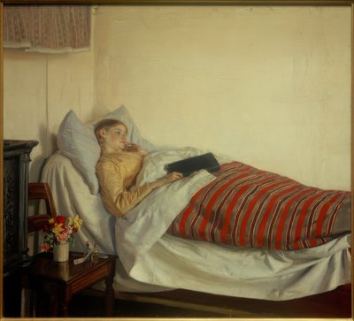 Une jeune fille malade. Tine Normand - Michael Peter Ancher