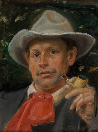 Portrait de Martin Andersen Nexø - Michael Peter Ancher
