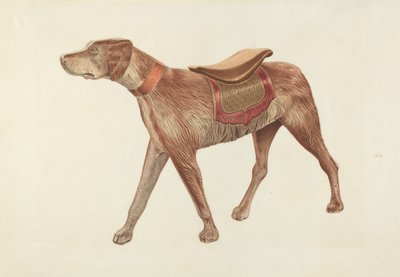 Chien de carrousel, vers 1938 - Michael Riccitelli