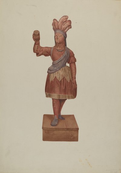 Indien de magasin de cigares, vers 1939 - Michael Riccitelli