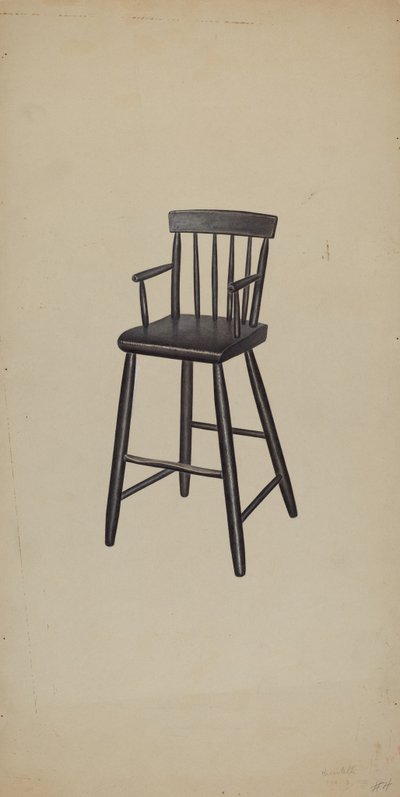 Chaise haute, 1938 - Michael Riccitelli