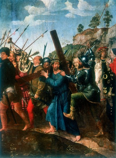 Jésus sur le chemin du Calvaire, fin 15e début 16e siècle - Michael Sittow