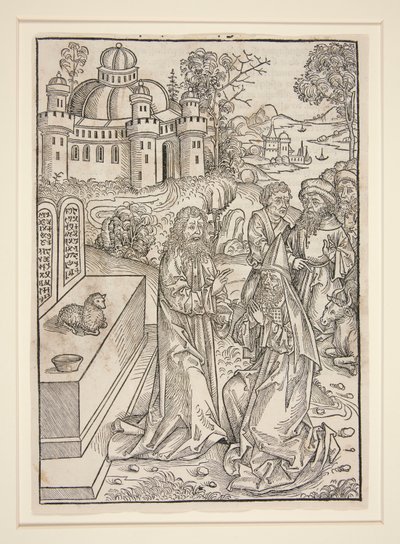 Page de Stephan Fridolin, Der Schatzbehalter (Nuremberg : Anton Koberger, 1491) - Michael Wolgemut