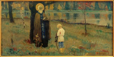 Vision du garçon Bartholomé - Michail Wassiljewitsch Nesterow
