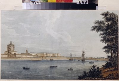 Le couvent Smolny à Saint-Pétersbourg - Michel Francois Damam Demartrait
