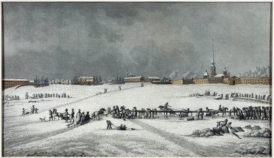 Vue de la forteresse Pierre et Paul - Michel Francois Damam Demartrait