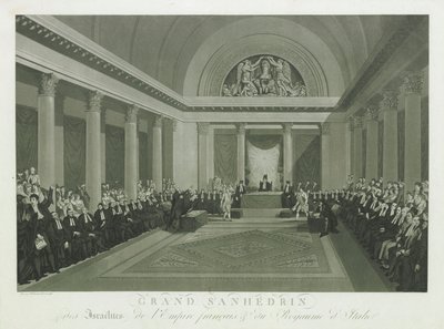 Le Grand Sanhédrin des Israélites par Napoléon Ier, 1806 - Michel François Damame Demartrais