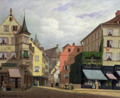 Maison Mathieu, Grand-Rue, Colmar, 1876 - Michel Hertrich