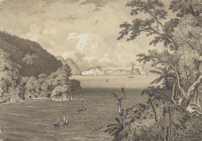Les Bocas depuis le vieux fort, Macqueripe - Michel Jean Cazabon
