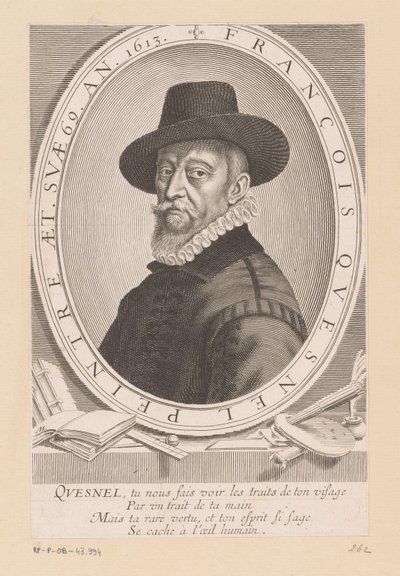 Portrait de François Quesnel - Michel Lasne