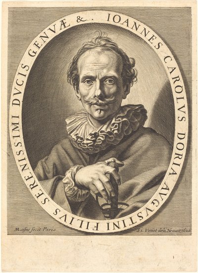 Jean Charles Doria - Michel Lasne after Simon Vouet