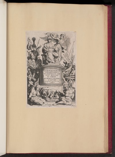 Page de titre pour Ludovicus Nonnius, Commentarius in Nomismata - Michel Lasne after Sir Peter Paul Rubens