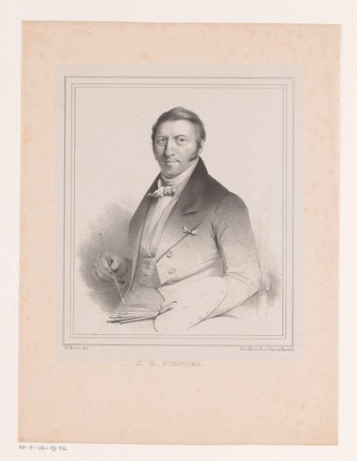 Portrait de Johannes Christiaan Schotel - Michel Mourot
