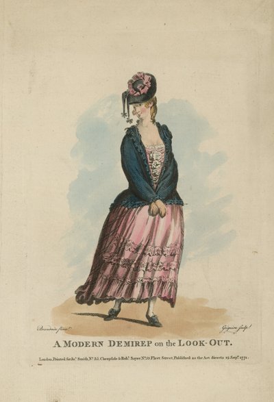 Une demi-mondaine moderne à l