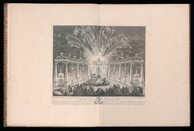 Dessein de l’illumination et du feu d’artifice donné à Monseigneur le Dauphin à Meudon le 3 septembre 1735 - Michel de Bonneval