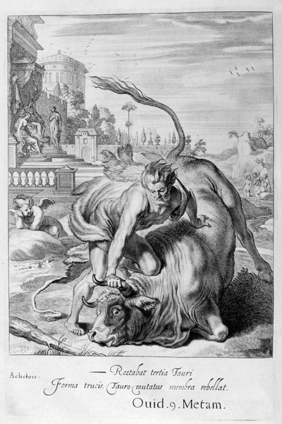 Achélous sous la forme d