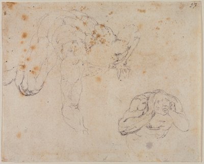 Copie du Jugement dernier - Michelangelo (after) Buonarroti