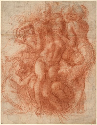 Lamentation (recto), c. 1530 - Michelangelo
