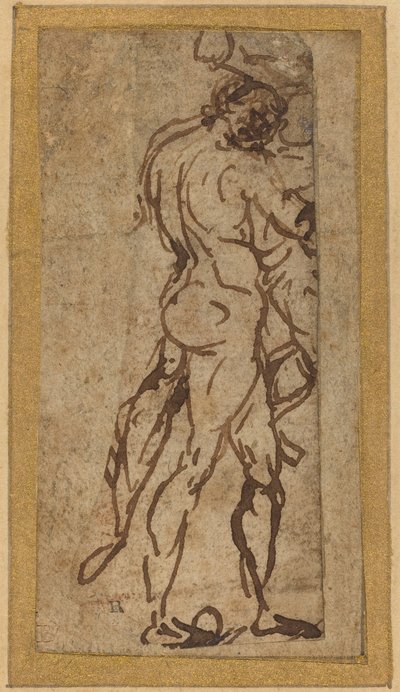Deux nus se battant - Michelangelo