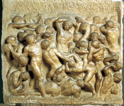 Bataille des Lapithes contre les Centaures - Michelangelo Buonarroti