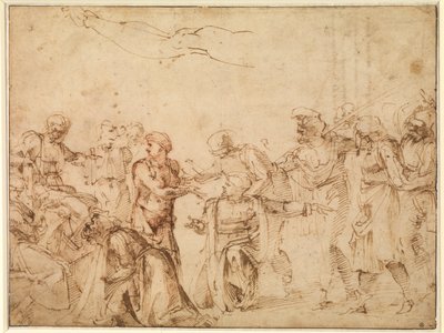 Le Christ devant Pilate - Michelangelo Buonarroti