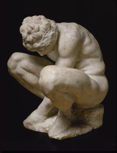 Garçon accroupi, entre 1530 et 1534 - Michelangelo Buonarroti