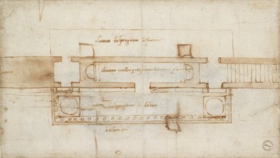 Conception pour une chambre reliquaire - Michelangelo Buonarroti