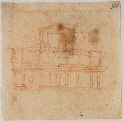 Conception pour la façade de San Lorenzo - Michelangelo Buonarroti