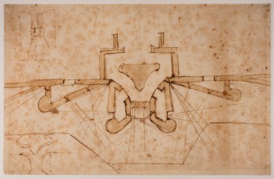 Conception de fortification pour une porte - Michelangelo Buonarroti