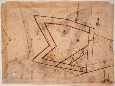 Plan de fortification - Michelangelo Buonarroti