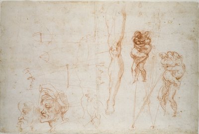 Hercule et Antée et autres Études - Michelangelo Buonarroti