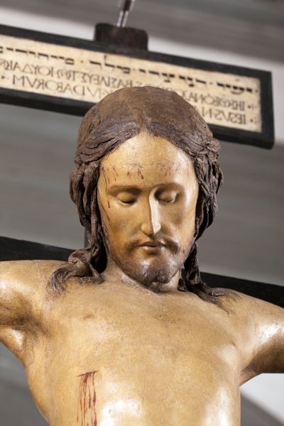 Saint-Esprit Crucifix, vers 1493, par Michel-Ange, (détail) - Michelangelo Buonarroti