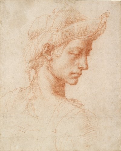 Tête idéale, fin du 15e-début du 16e siècle - Michelangelo Buonarroti